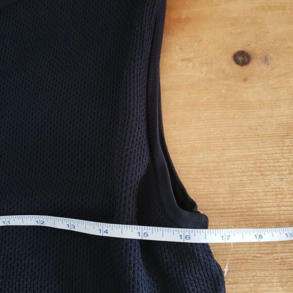 Leo & Ugo Size 8 Medium Blue Sleeveless 2 Tier Dress - Picture 7 of 11